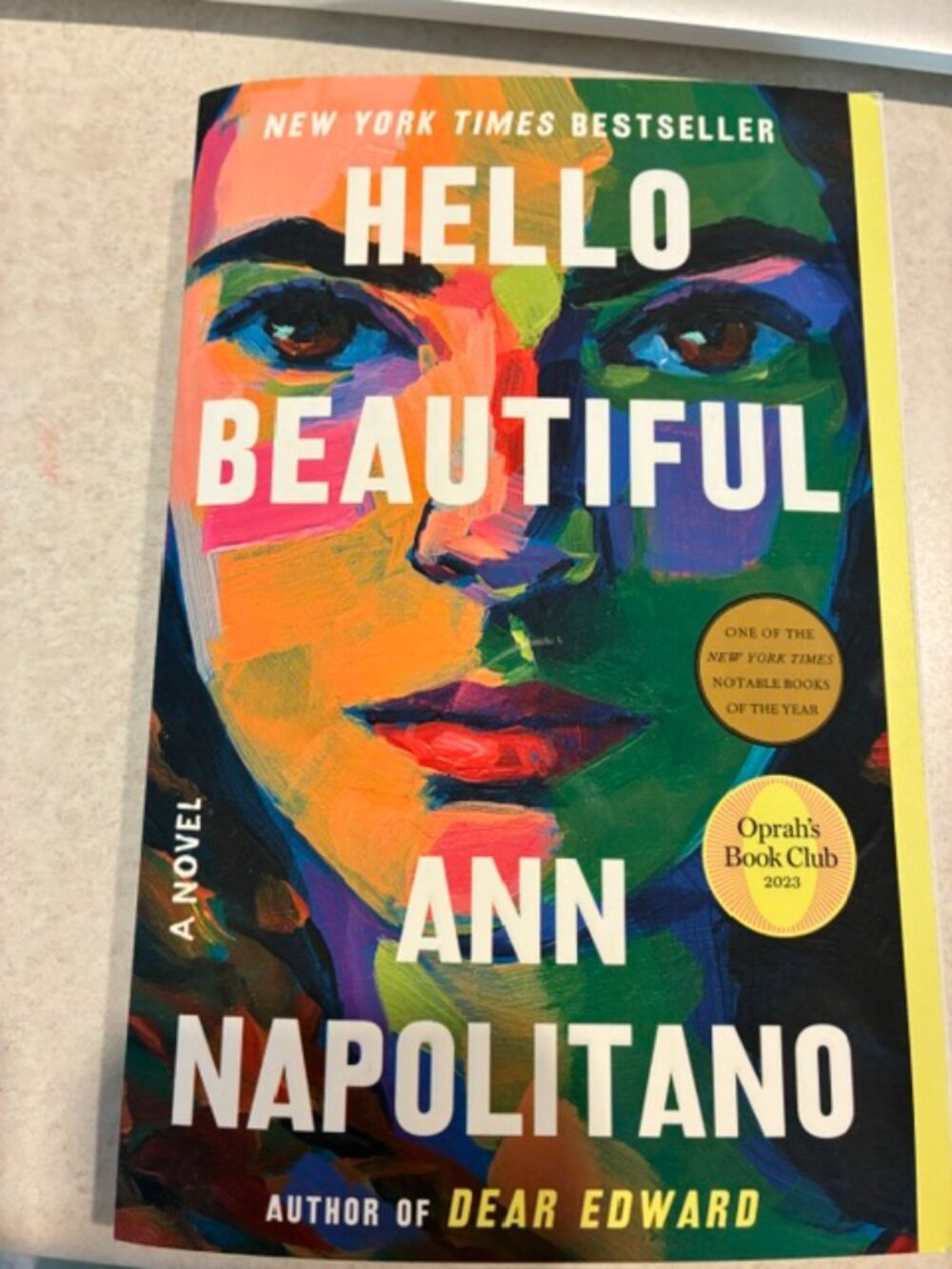 Hello Beautiful Paperback Book by Ann Napolitano Best Seller Family Tragedy